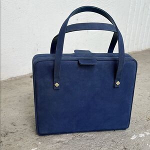 Vintage Charles Jourdan blue bag